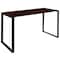 Flash Furniture Commercial Grade Industrial Style Office Desk, 55" Length, Mahogany GC-GF156-14-MHG-GG - alternate 1